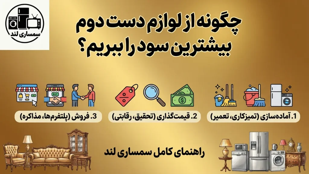 مقالات 5 در اینجا چطور از لوازم دست دوم بیشترین سود را بدست آورید؟